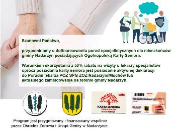 Zniżki dla Seniorów
