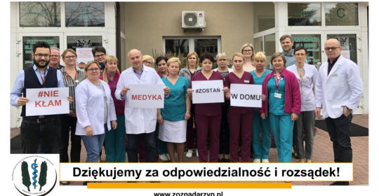 Apelujemy o odpowiedzialność i rozsądek!