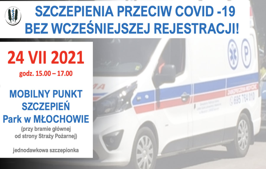 Mobilny punkt szczepień – 24.07.2021