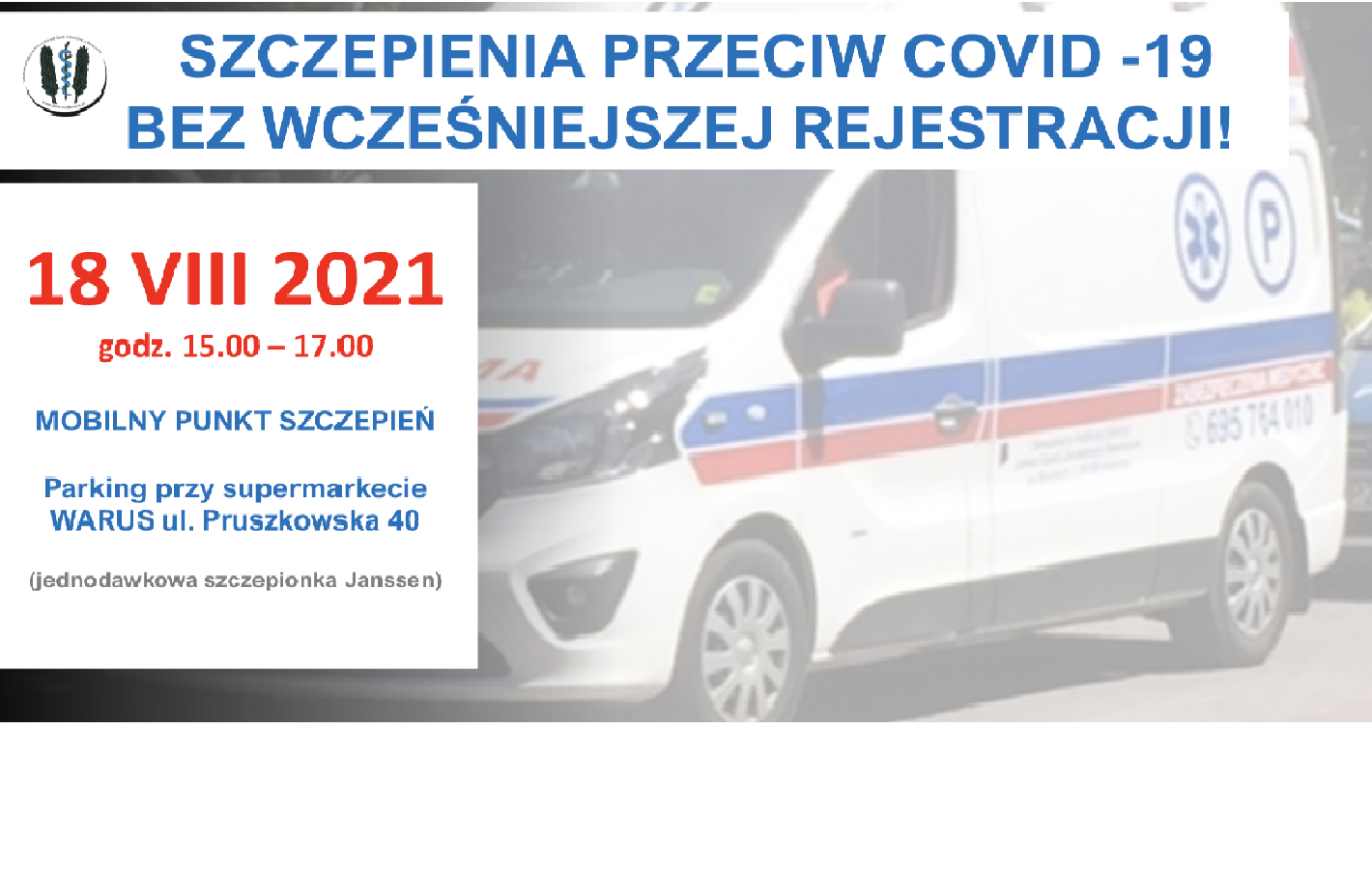 18.08.2021 – Mobilny Punkt Szczepień