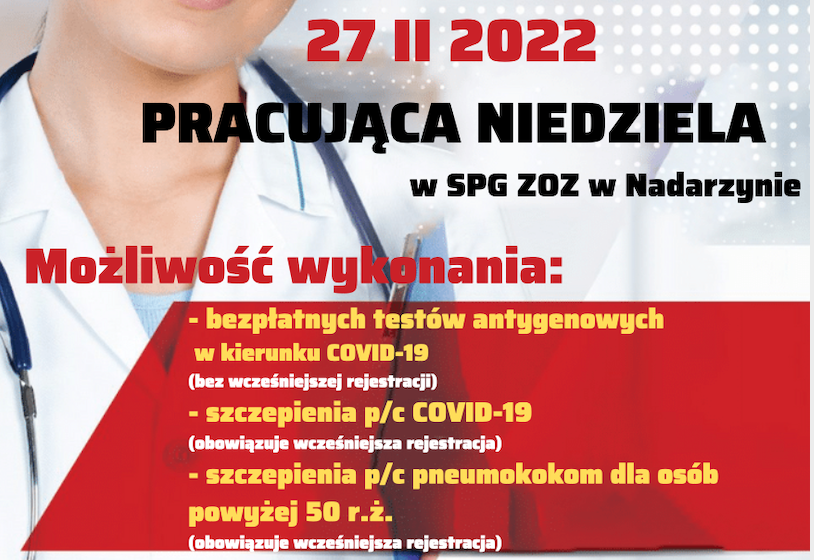 27.02.2022 PRACUJĄCA NIEDZIELA W NADARZYNIE