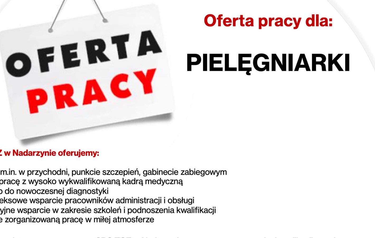 Praca dla pielęgniarki