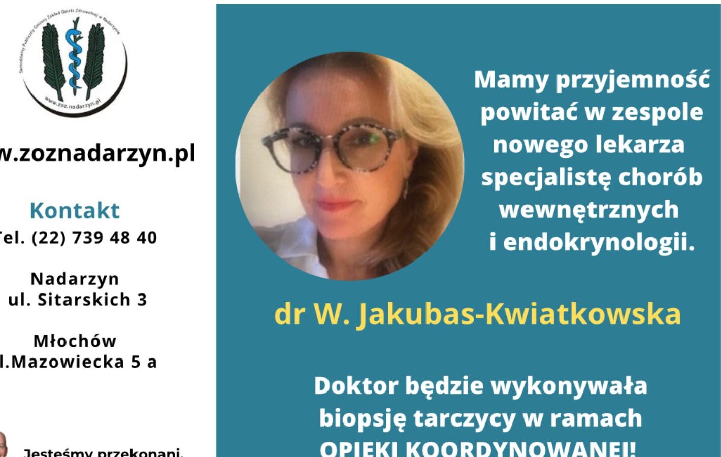 Biopsja tarczycy w ramach opieki koordynowanej