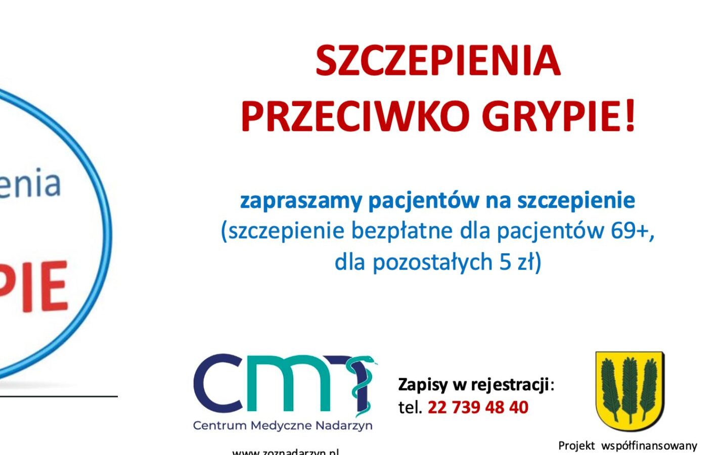 Zaczynamy sezon grypowy – szczepienia przeciwko grypie!