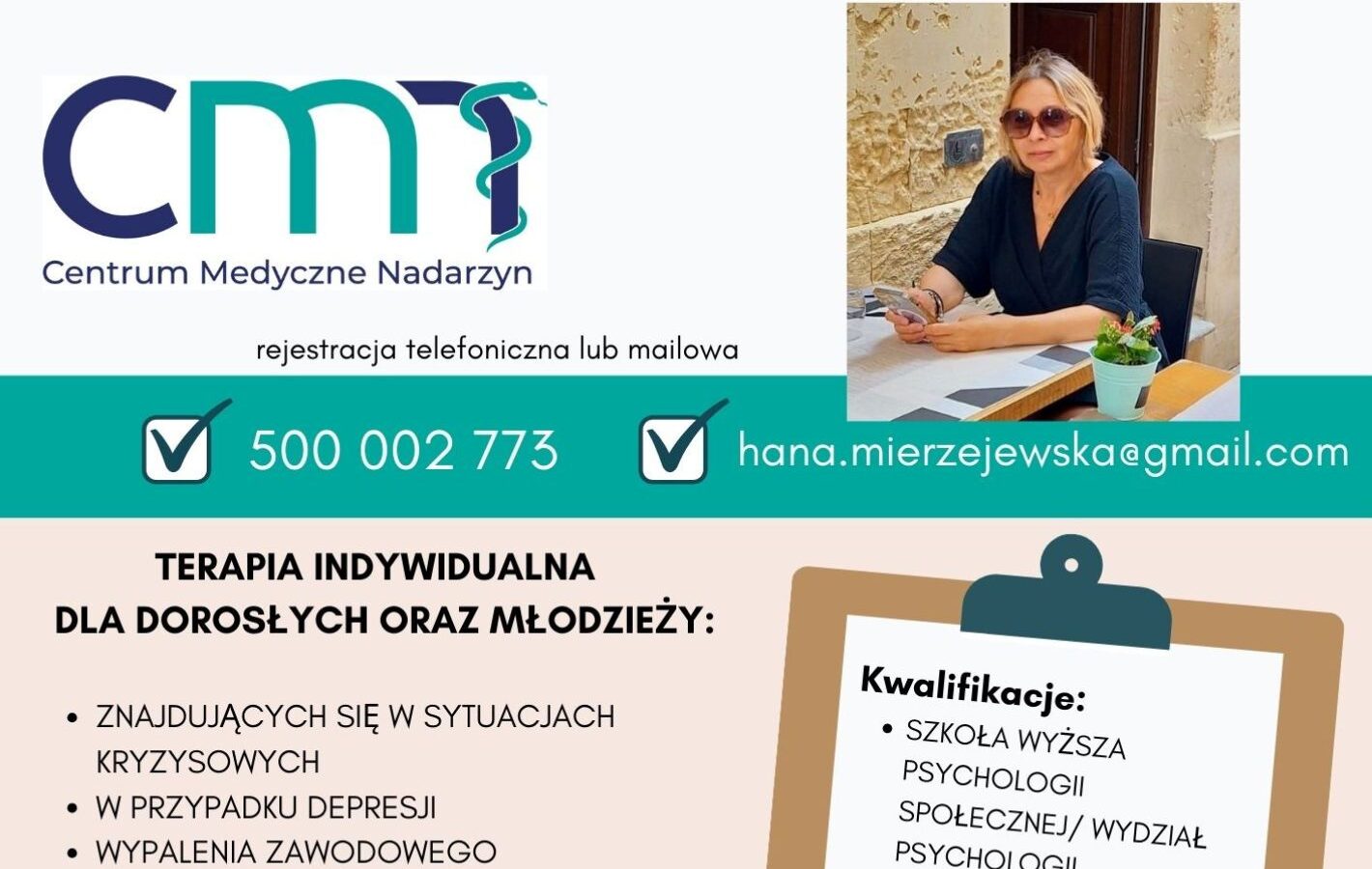 Psycholog w ramach komercji