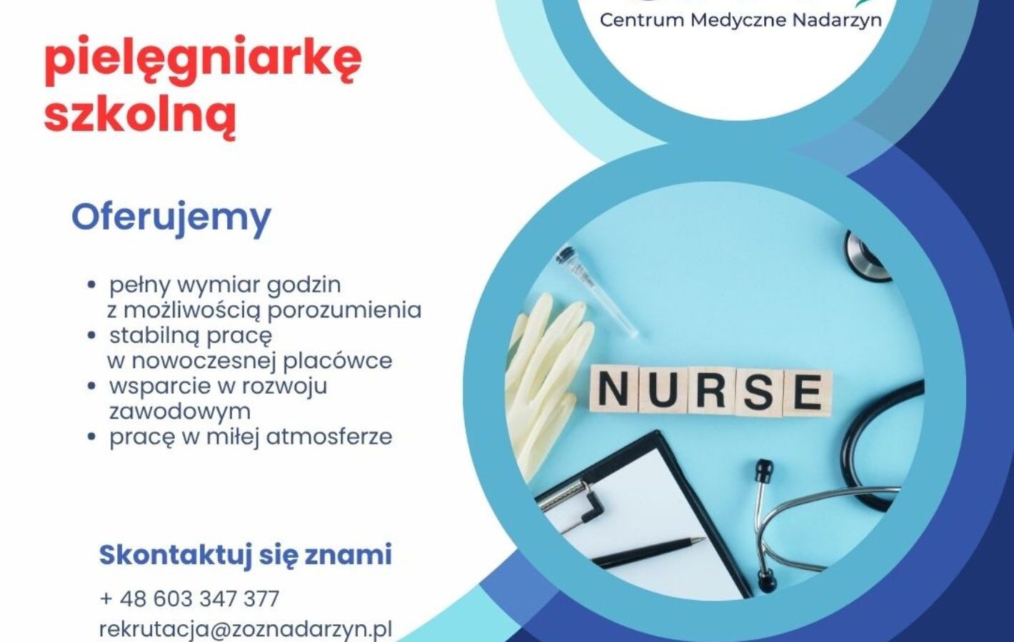 Praca dla pielęgniarki szkolnej