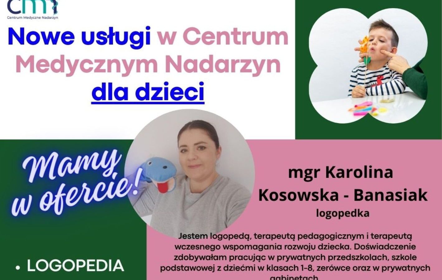 Logopeda dla dzieci od najmłodszych lat