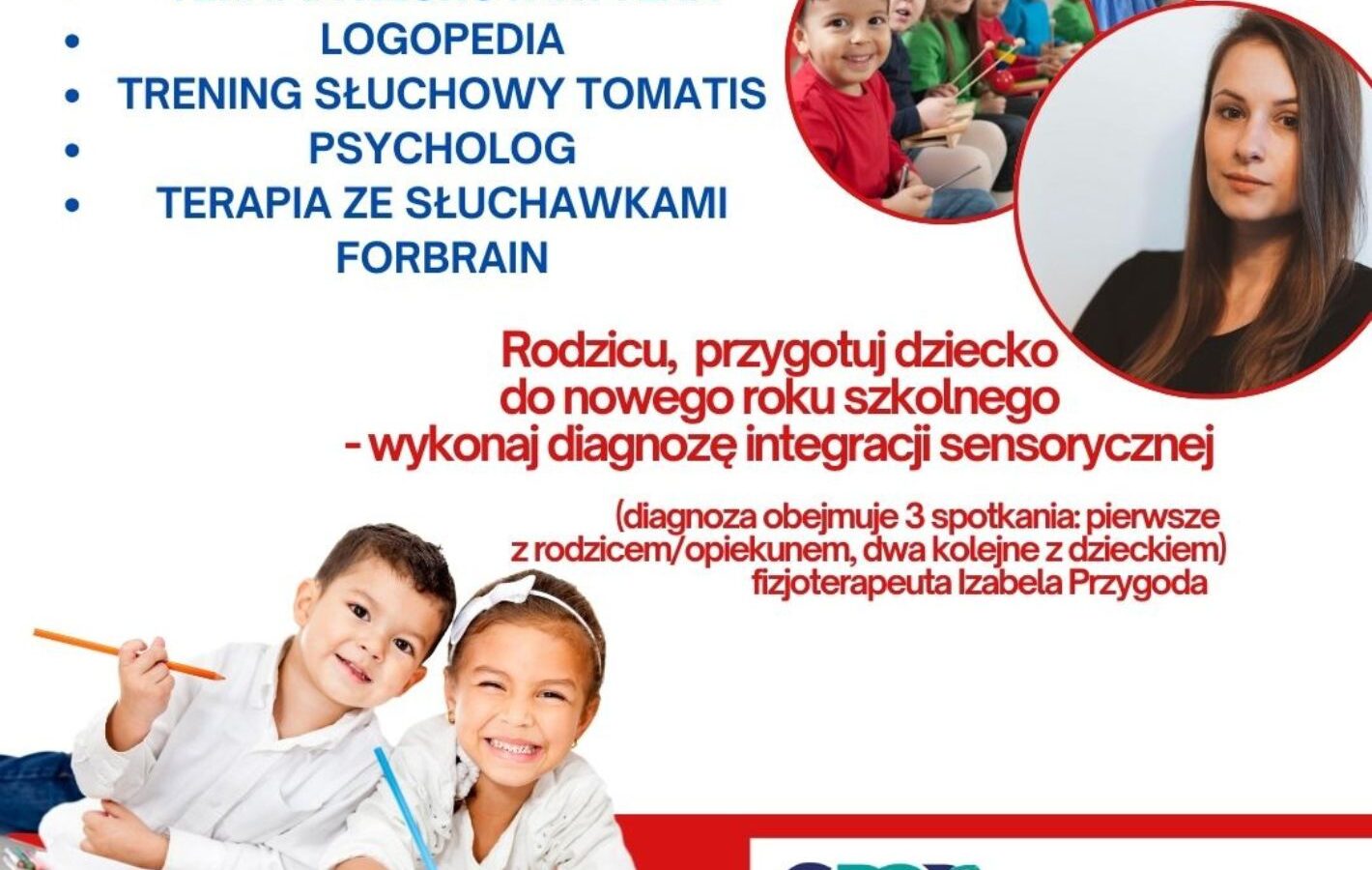 Zajęcia terapeutyczne dla dzieci i nie tylko