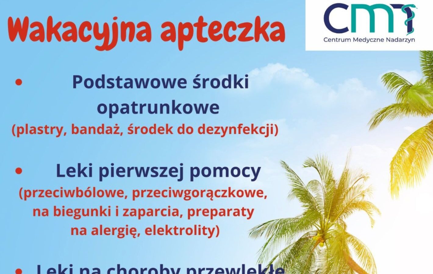 Wakacyjna apteczka